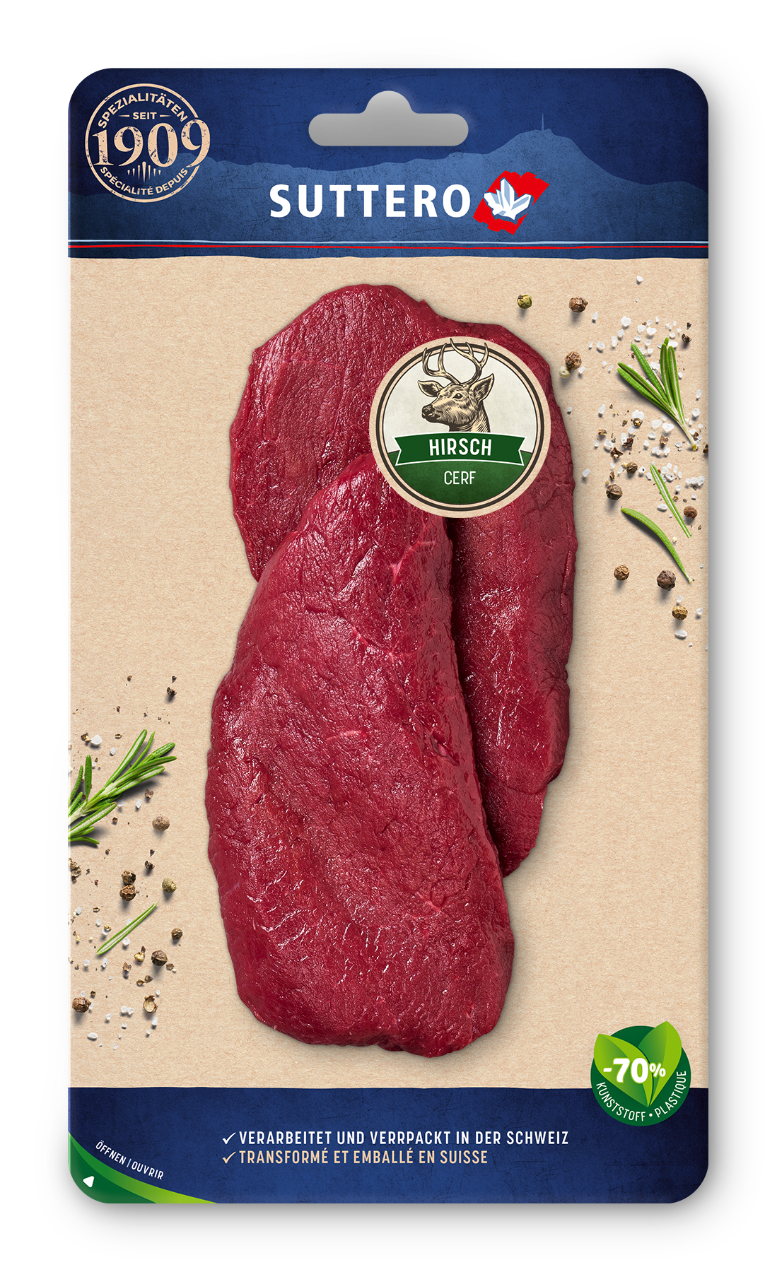 Suttero - Hirsch-Schnitzel Hirsch-Schnitzel