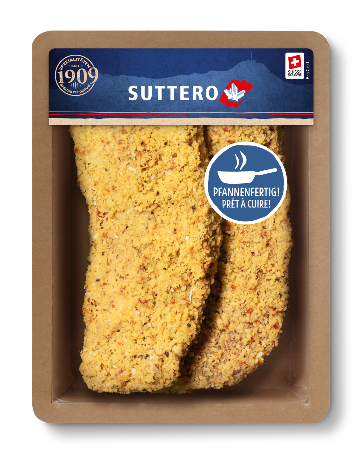 Suttero - Schweins-Stotzen Plätzli paniert