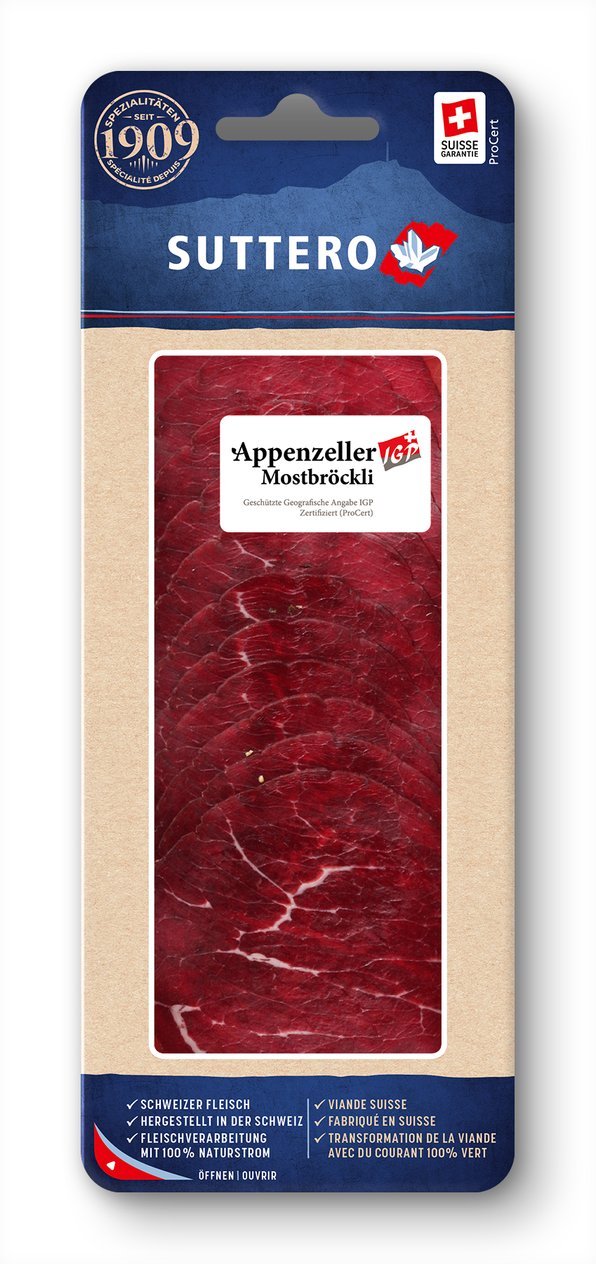 Suttero - Appenzeller Mostbröckli IGP 50g Appenzeller Mostbröckli