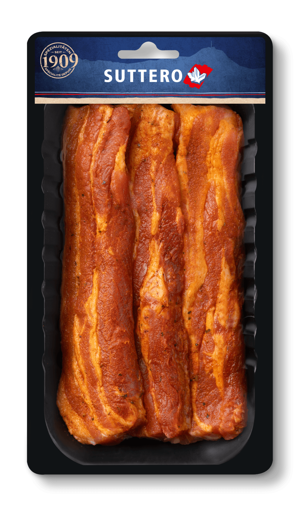 Suttero - Tranches de poitrine de porc marinées