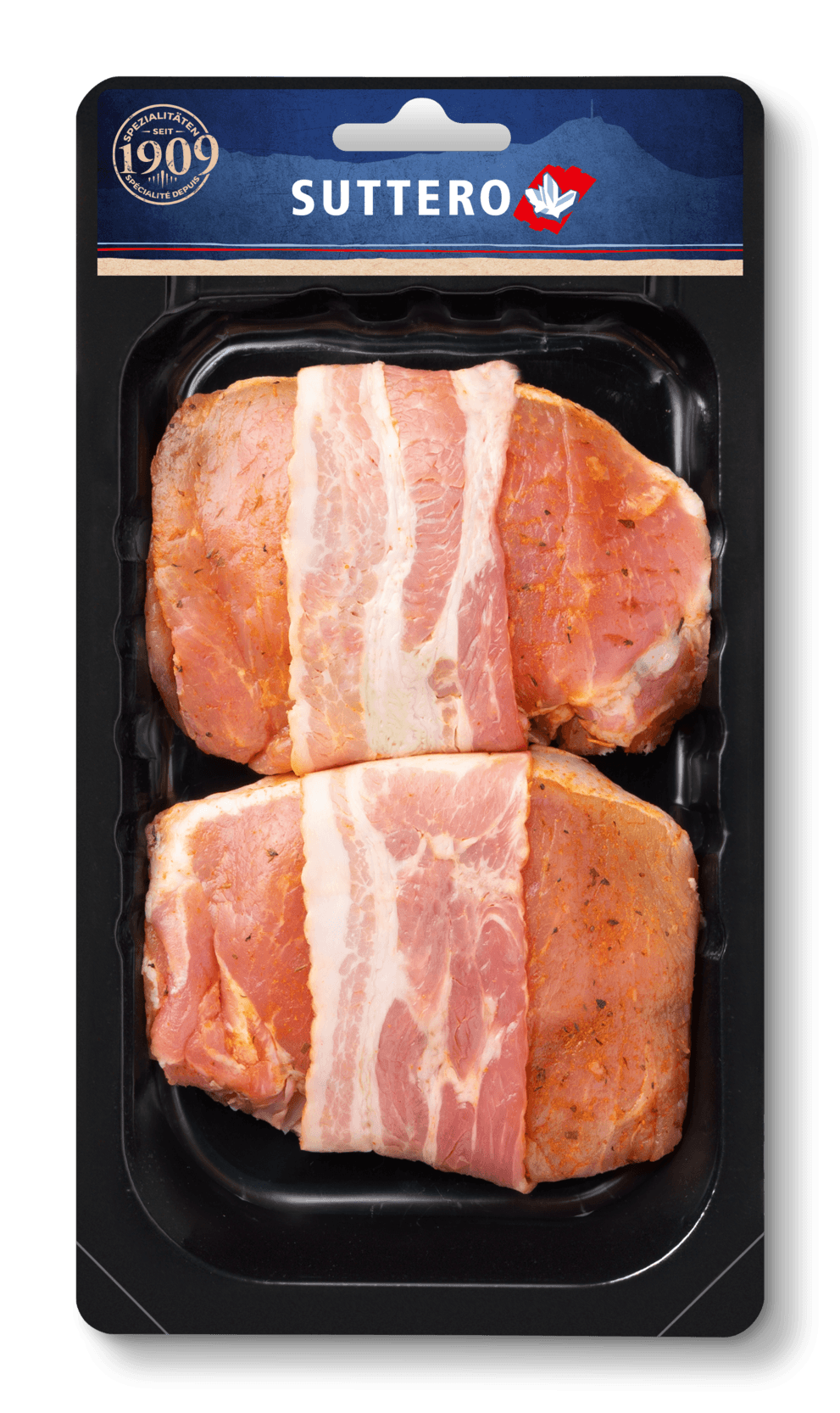 Suttero - Cordon bleu de porc avec du lard, à griller