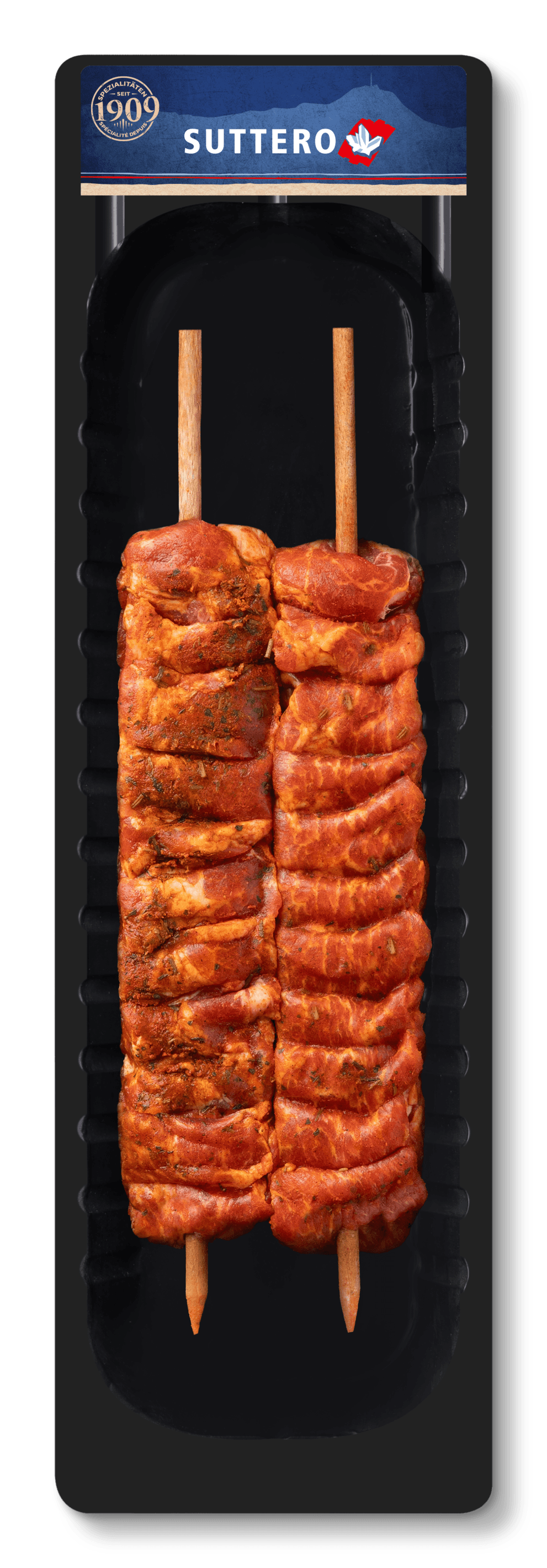 Suttero - Méga-brochette de porc mariné