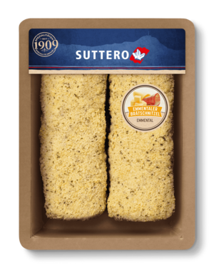 Suttero - Escalope de chair à saucisse emmental Escalope de chair à saucisse emmental