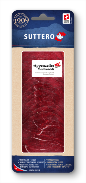 Suttero - Appenzeller Mostbröckli IGP 50g Appenzeller Mostbröckli IGP 50g