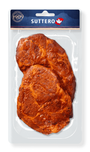 Suttero - Steak de cou de porc au paprika Steak de cou de porc au paprika