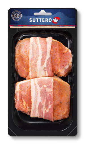 Suttero - Cordon bleu de porc avec du lard, à griller Cordon bleu de porc avec du lard, à griller