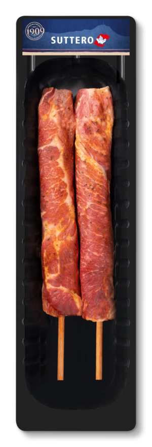 Suttero - Brochette de cordon bleu de porc, à griller Brochette de cordon bleu de porc, à griller